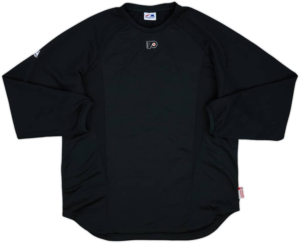 2010-11 Philadelphia Flyers Majestic Training Sweat Top - 9/10 - (L)