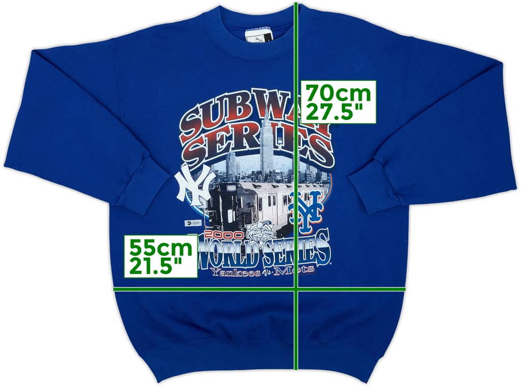2000 World Series Subway Series Puma Sweat Top - 8/10 - (L)