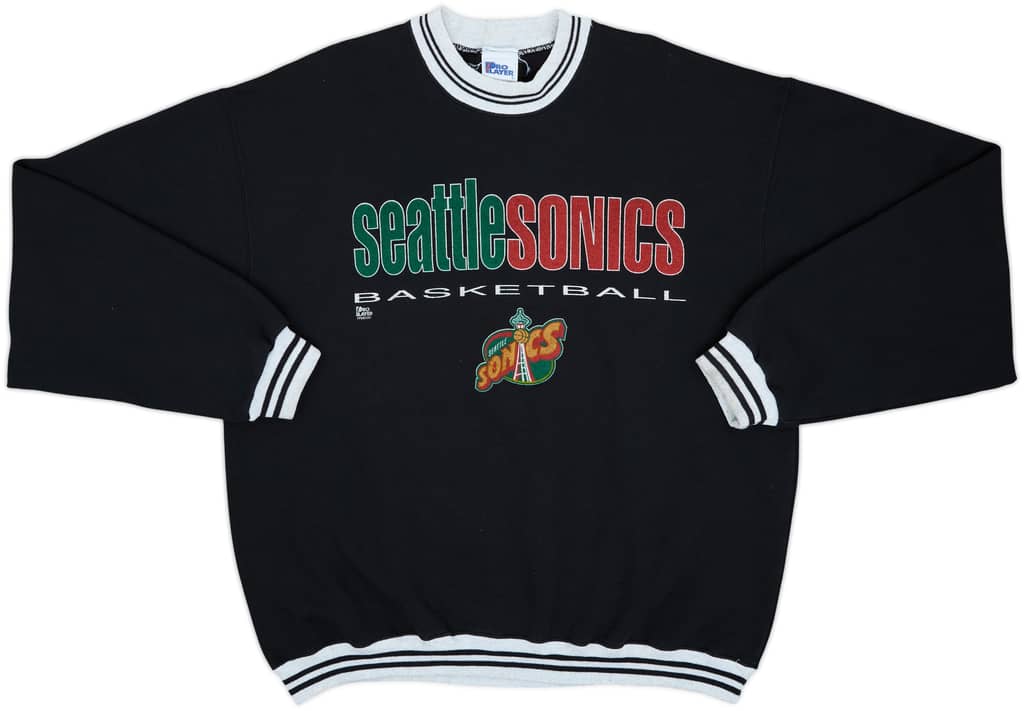 1995-99 Seattle SuperSonics Pro Player Sweat Top - 7/10 - (XL)