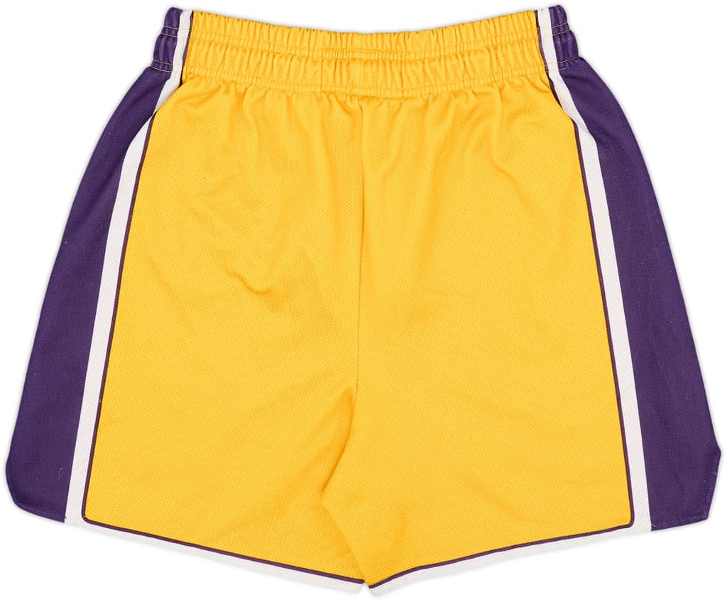 1999-04 LA Lakers Champion Home Shorts - 8/10 - (M)
