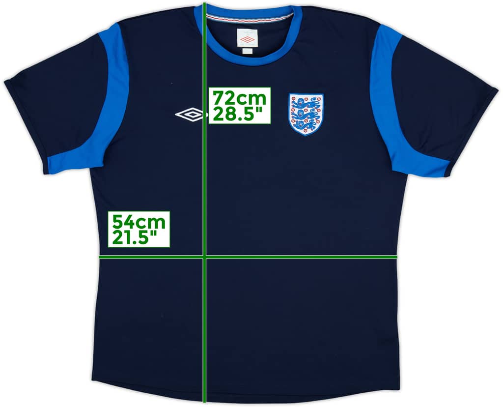 2010-11 England Umbro Training Shirt - 10/10 - (XL)