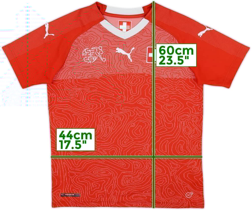 2018-20 Switzerland Home Shirt - 7/10 - (XL.Boys)