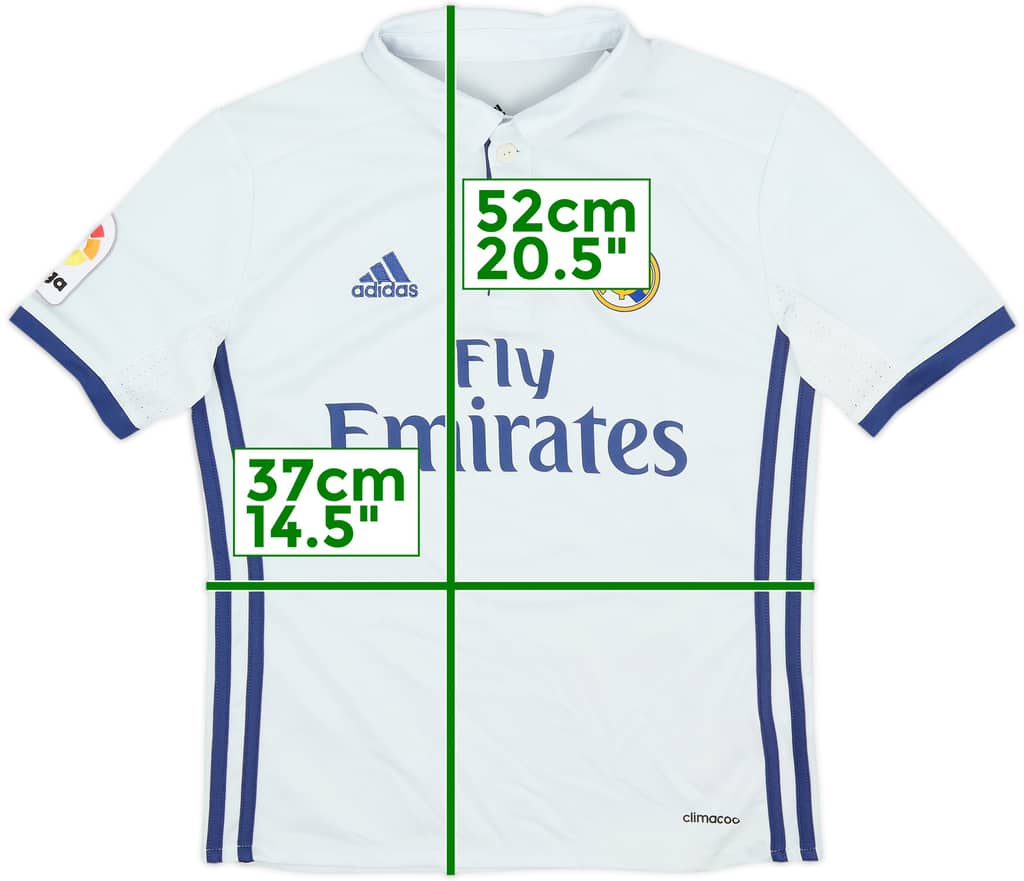 2016-17 Real Madrid Home Shirt - 6/10 - (S.Boys)