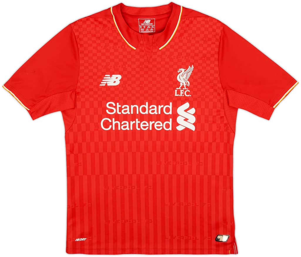2015-16 Liverpool Home Shirt - 7/10 - (M.Boys)
