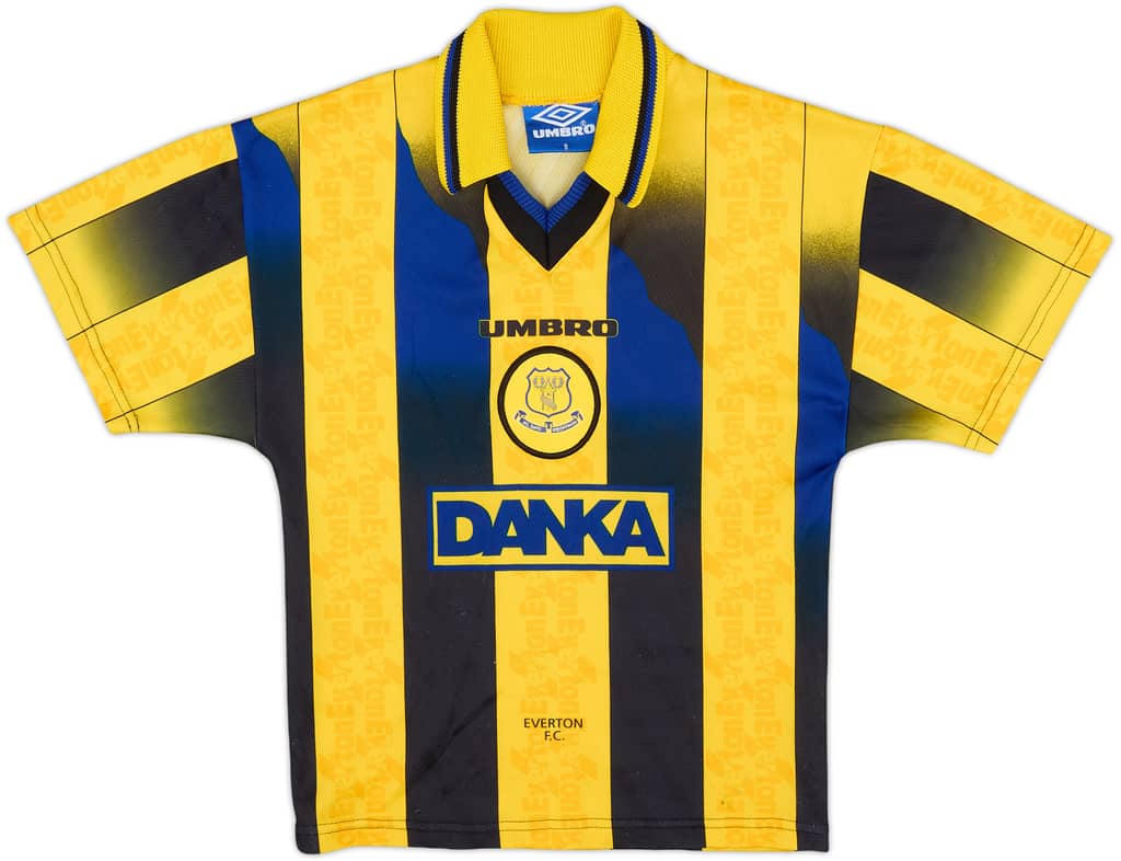 1996-97 Everton Away Shirt - 9/10 - (S.Boys)