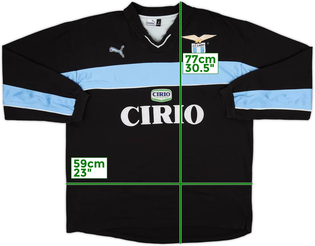 1998-99 Lazio Puma Polo Sweat Top - 8/10 - (L)