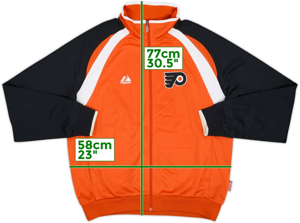 2011-12 Philadelphia Flyers Majestic Track Jacket - 7/10 - (L)