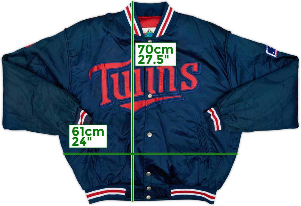 1990s Minnesota Twins Campri Teamline Satin Varsity Jacket - 9/10 - (M)