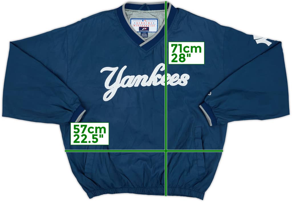 1990s New York Yankees Pro Player Pullover Jacket - 9/10 - (M)