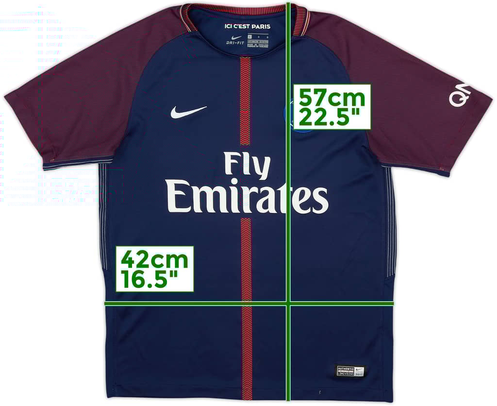 2017-18 Paris Saint-Germain Camiseta Local - 7/10 - (L. Niños)