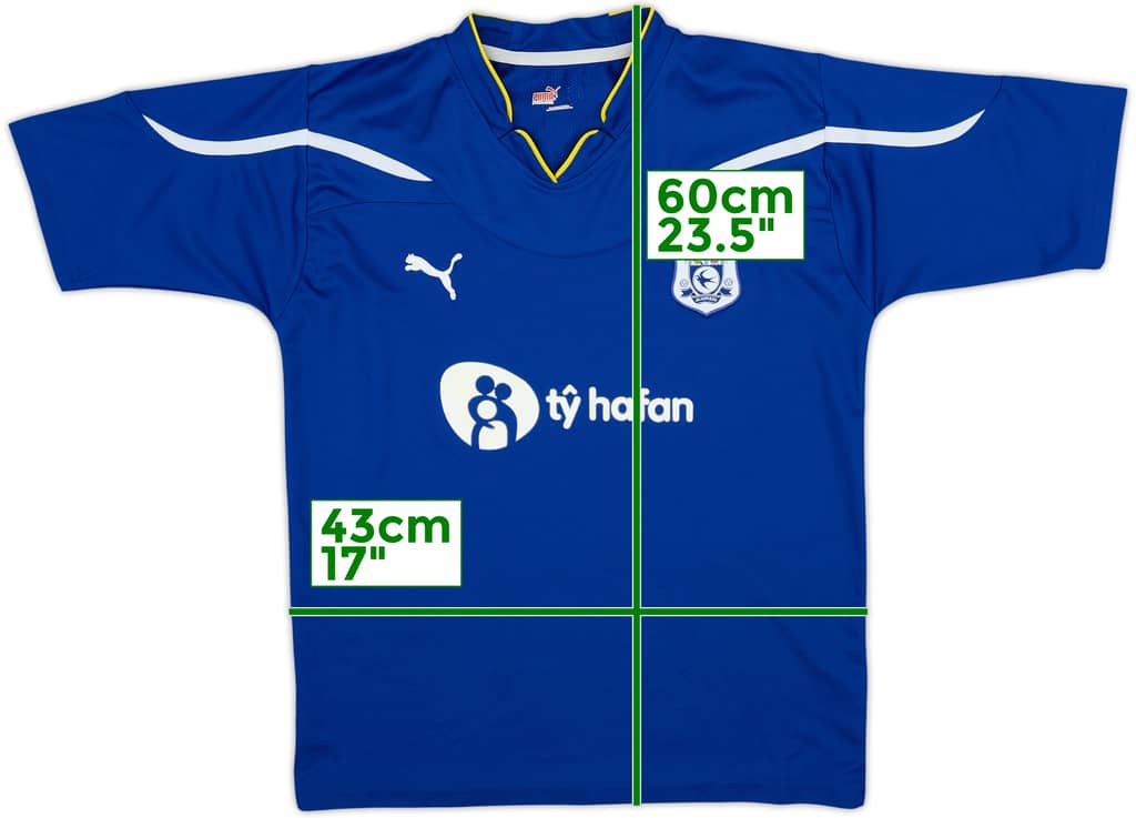 2010-11 Cardiff Home Shirt - 6/10 - (XL.Boys)