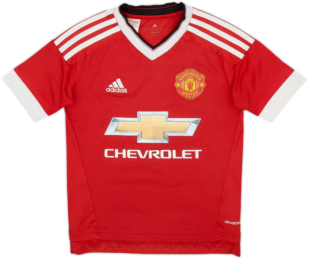 2015-16 Manchester United Home Shirt - 6/10 - (S.Boys)