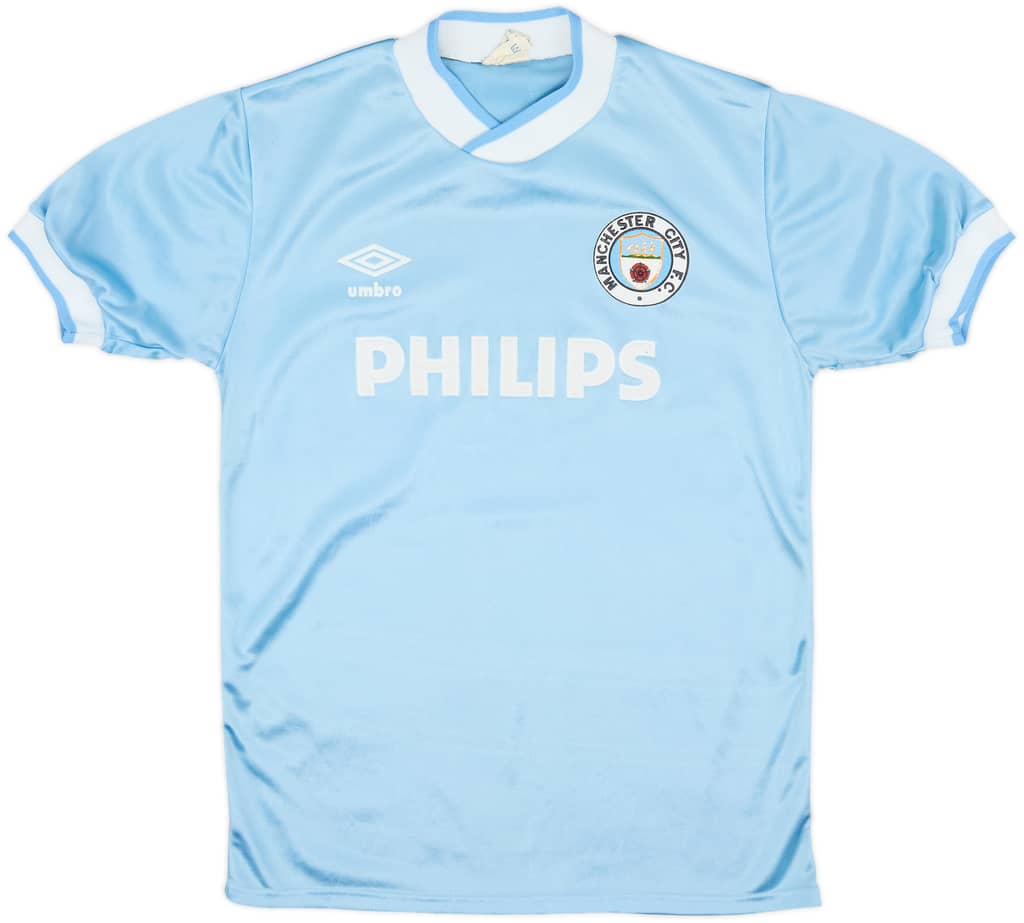 Camiseta de local del Manchester City 1985-87 - 10/10 - (S)