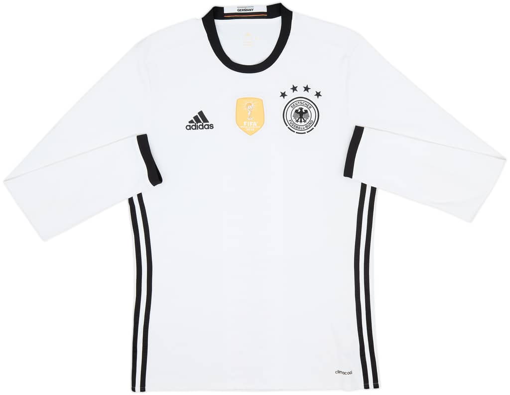 2015-16 Germany Home L/S Shirt - 6/10 - (S)