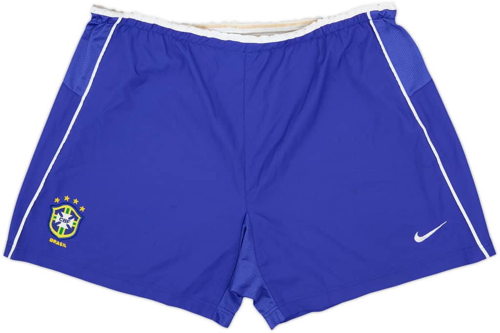 2002-04 Brazil Home Shorts - 8/10 - (XL)