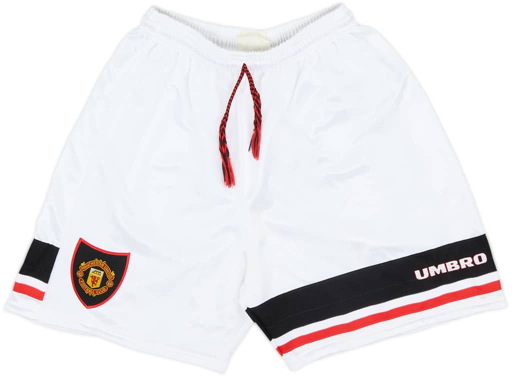 1997-99 Manchester United Shorts de visitante - 8/10 - (S)