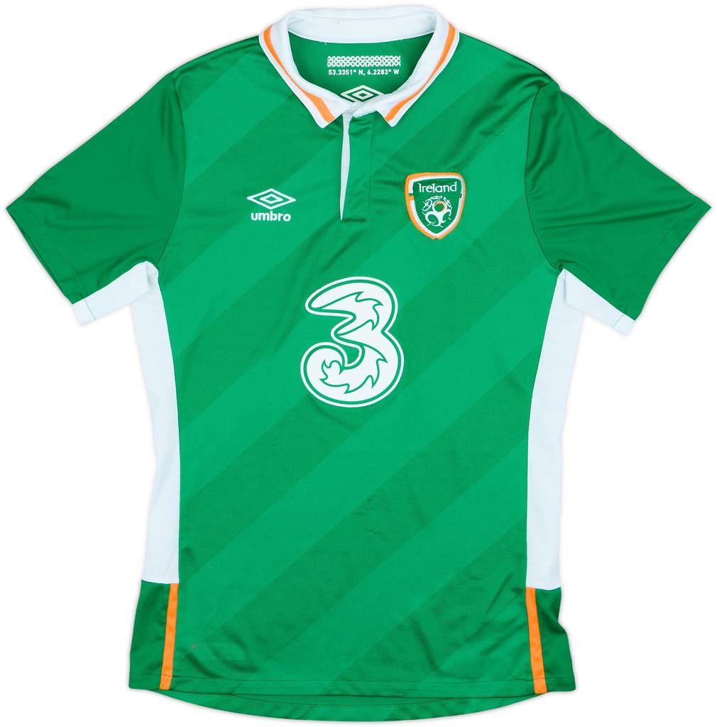 2016-17 Ireland Home Shirt - 6/10 - (L.Boys)