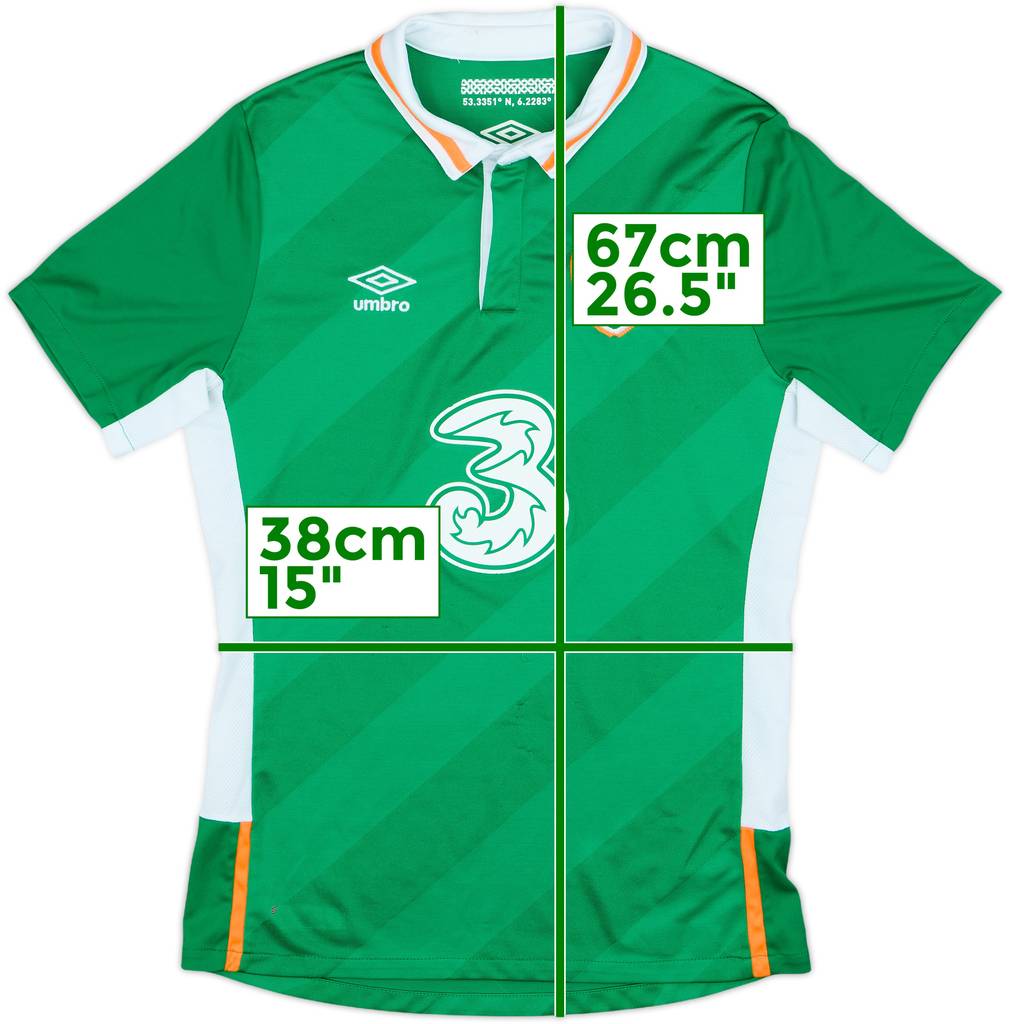 2016-17 Ireland Home Shirt - 6/10 - (L.Boys)