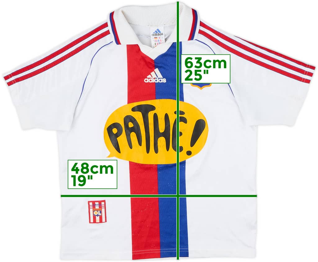 1998-00 Lyon Home Shirt - 7/10 - (Y)