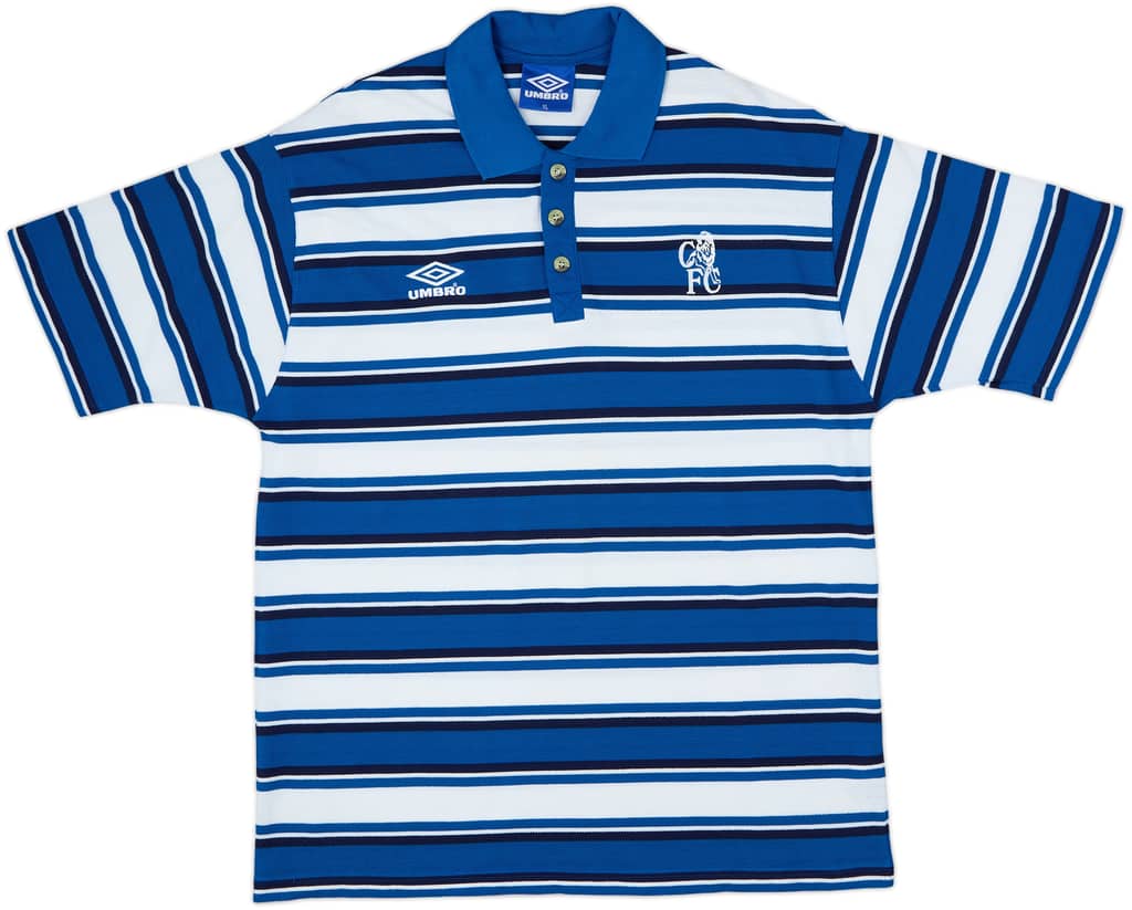 1999-00 Chelsea Umbro Polo Shirt - 9/10 - (XL)