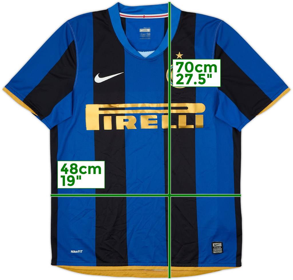 2008-09 Inter Milan Home Shirt - 6/10 - (S)