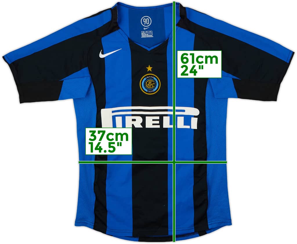 2004-05 Inter Milan Home Shirt - 7/10 - (M.Boys)