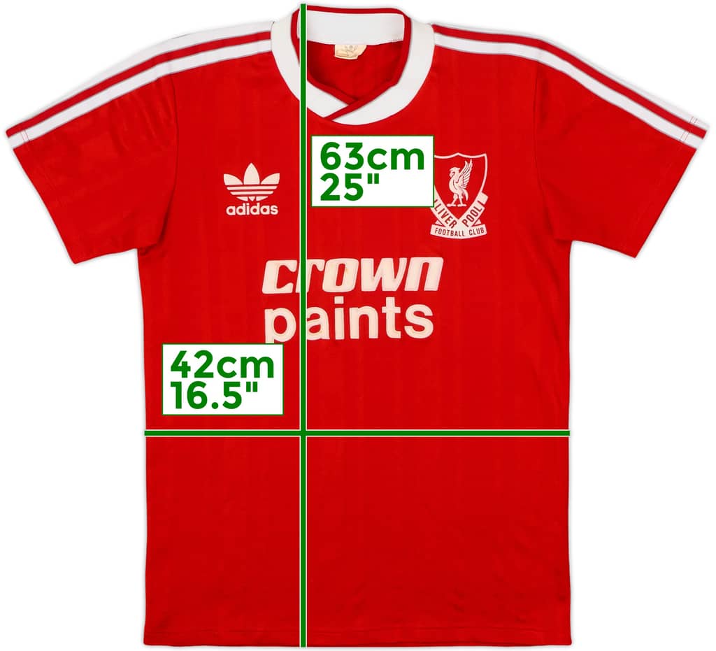 1987-88 Liverpool Home Shirt - 8/10 - (Y)