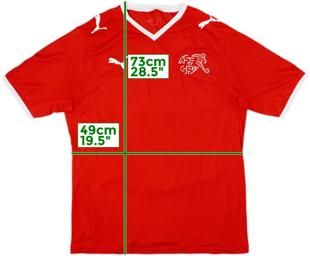 2008-10 Switzerland Home Shirt - 7/10 - (M)