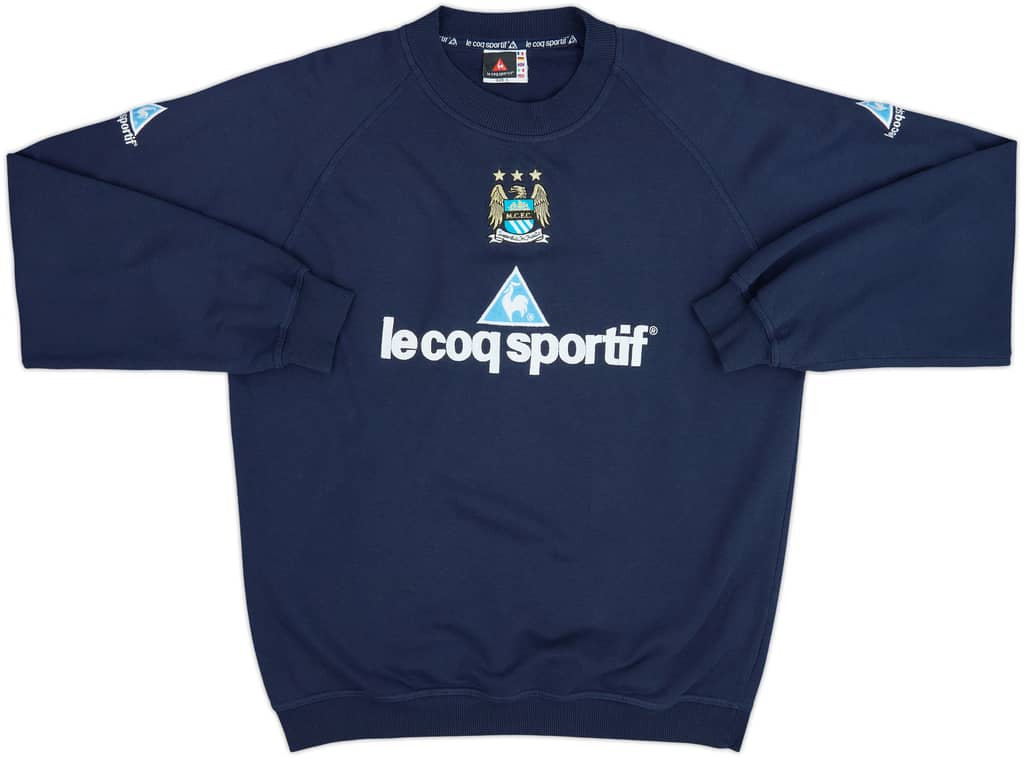 1999-00 Manchester City Le Coq Sportif Sweat Top - 8/10 - (L)