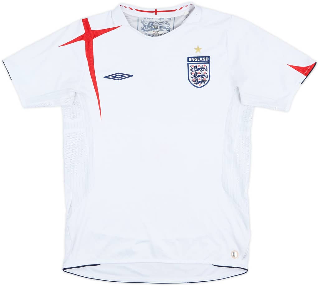 2005-07 England Home Shirt - 5/10 - (S)