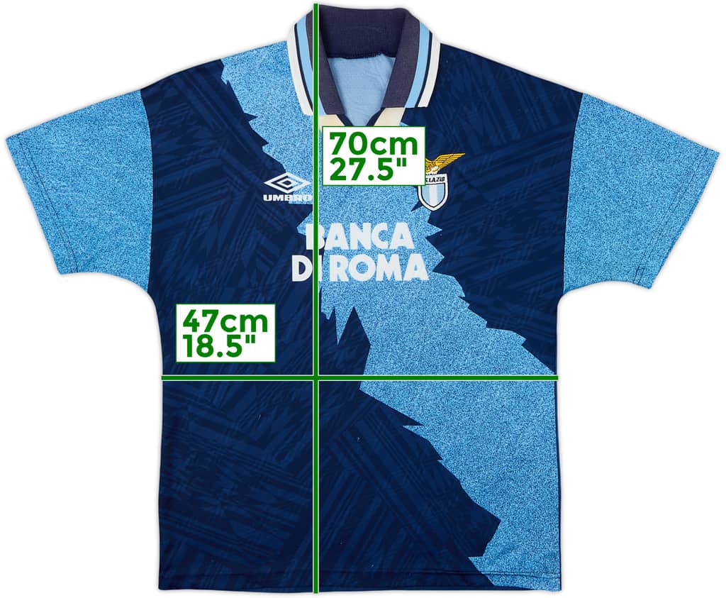 1994-96 Lazio Away Shirt - 7/10 - (Y)