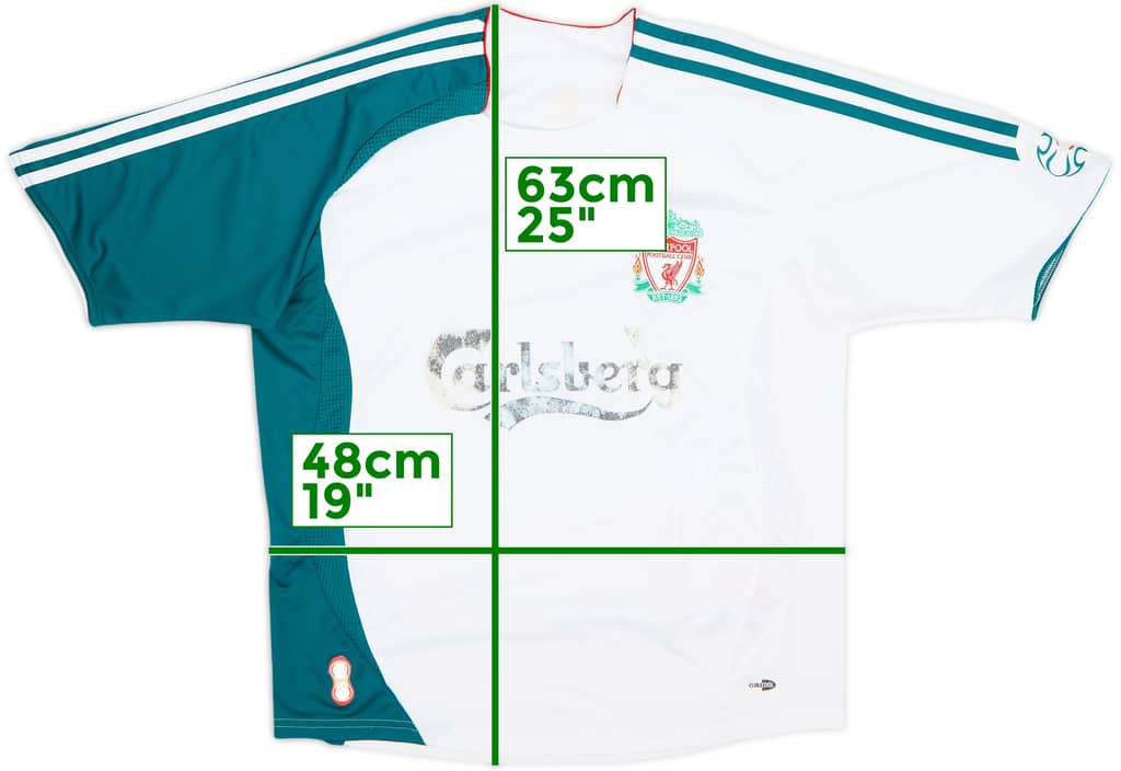 2006-07 Liverpool Away Shirt - 4/10 - (L.Boys)