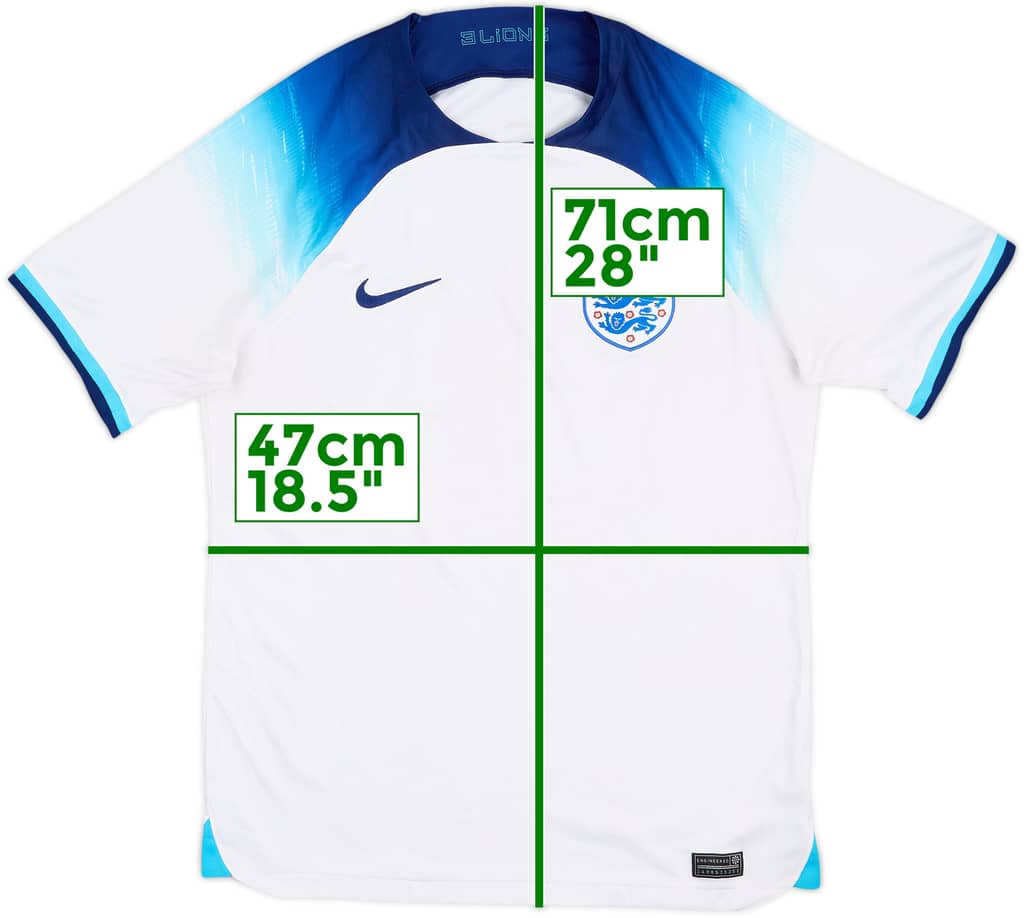 2022-23 England Home Shirt - 4/10 - (M)