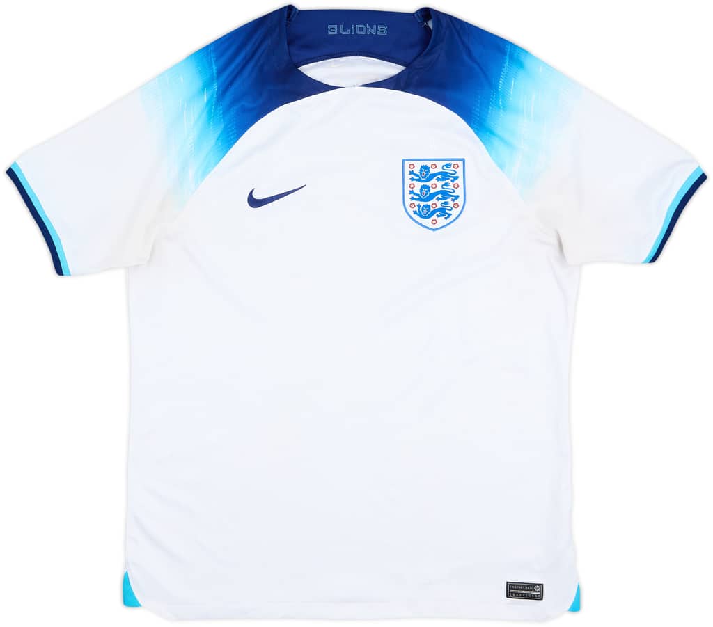 2022-23 England Home Shirt - 4/10 - (L)