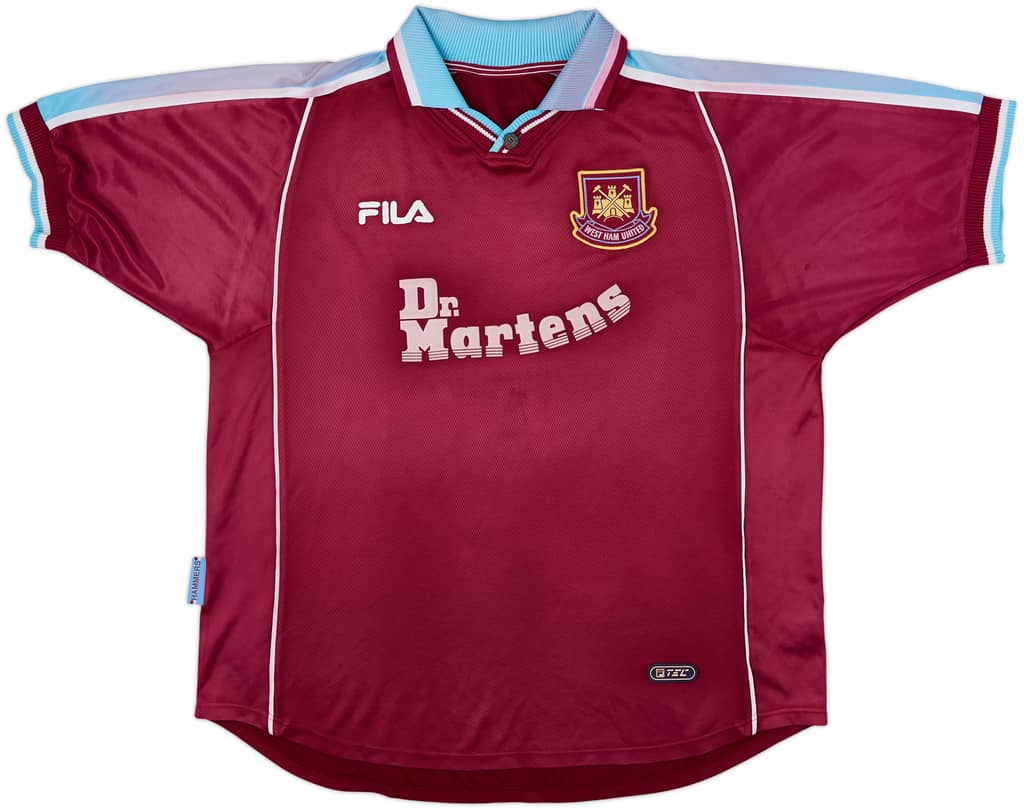 1999-01 West Ham Home Shirt - 4/10 - (XL)