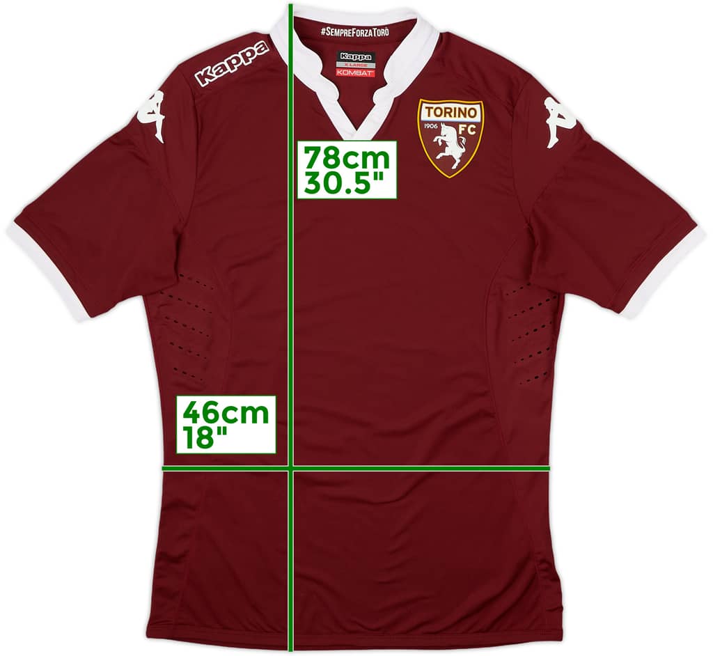 2015-16 Torino Authentic Home Shirt - 9/10 - (XL)