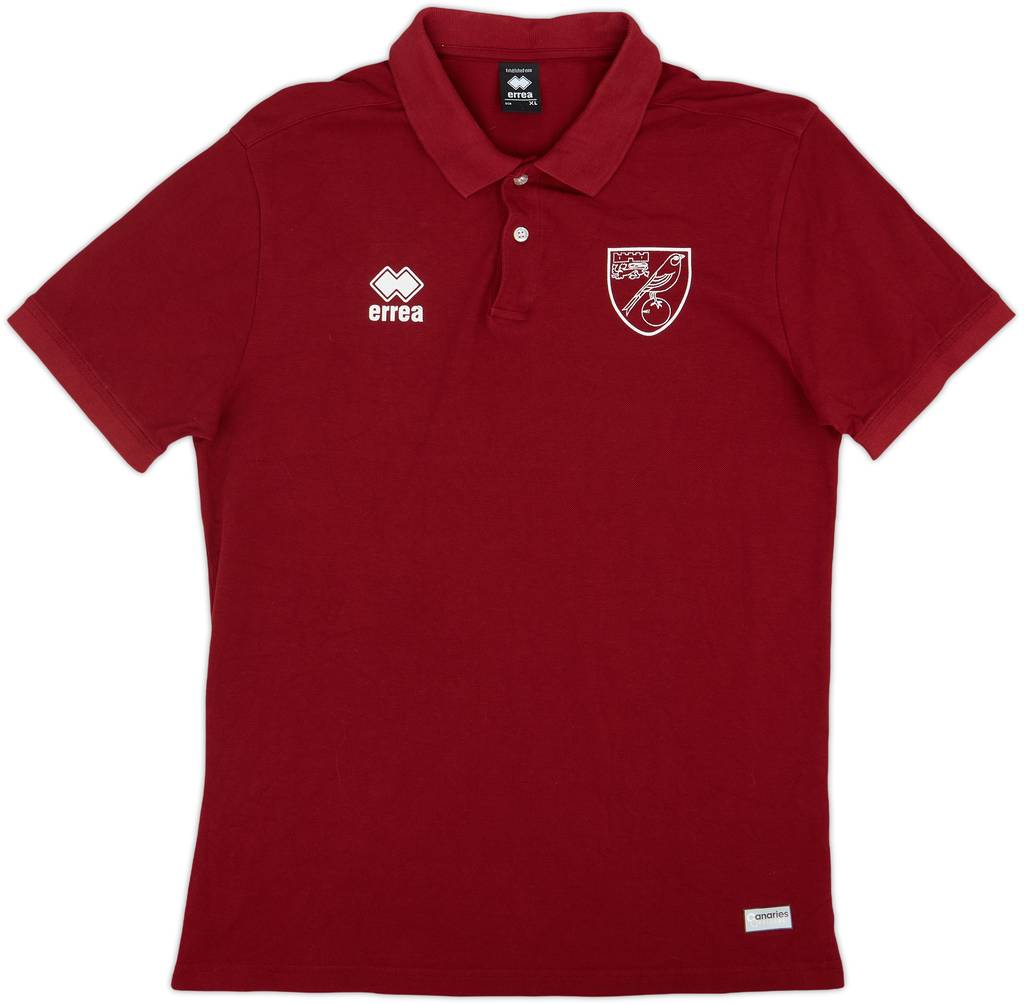 2017-18 Norwich Errea Polo Shirt - 9/10 - (XL)