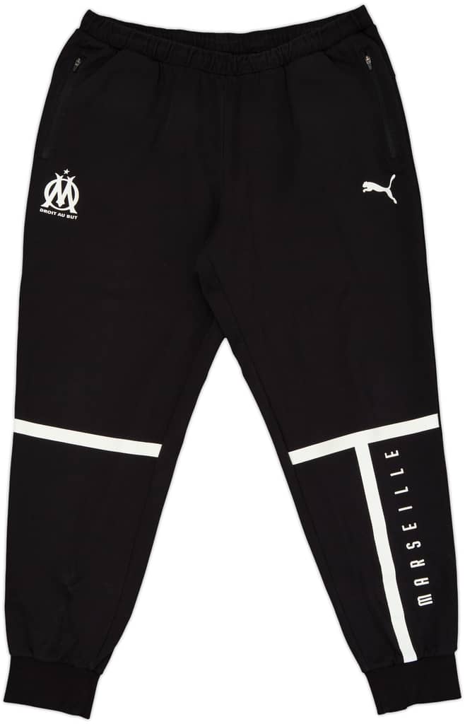 2019-20 Olympique Marseille Puma Track Pants/Bottoms - 8/10 - (XL)