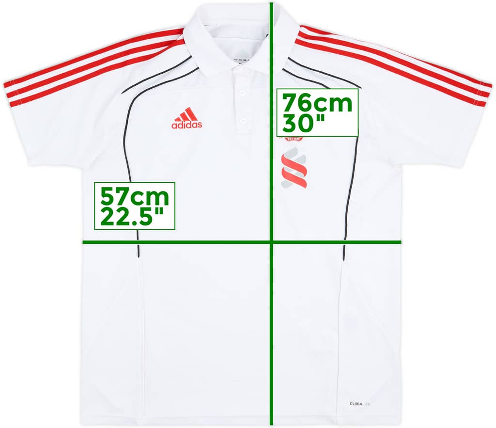 2010-11 Liverpool adidas Polo Shirt - 6/10 - (XL)