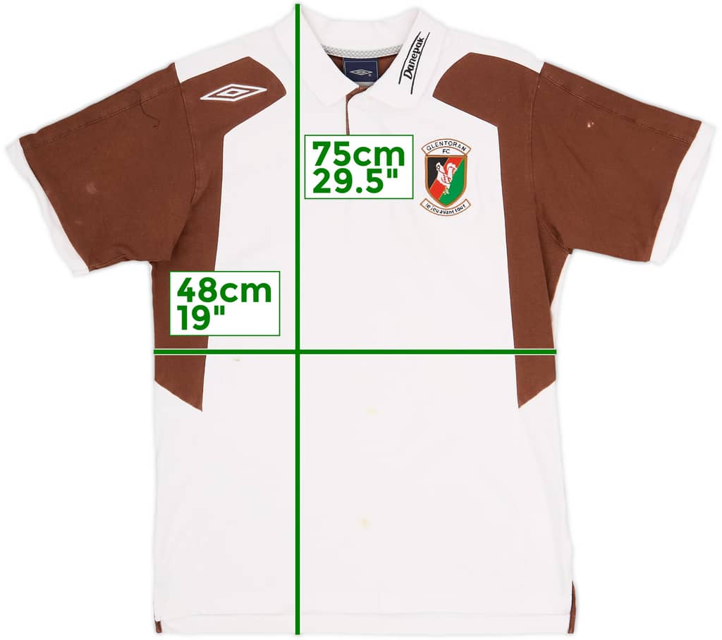2006-07 Glentoran Umbro Polo Shirt - 5/10 - (M)