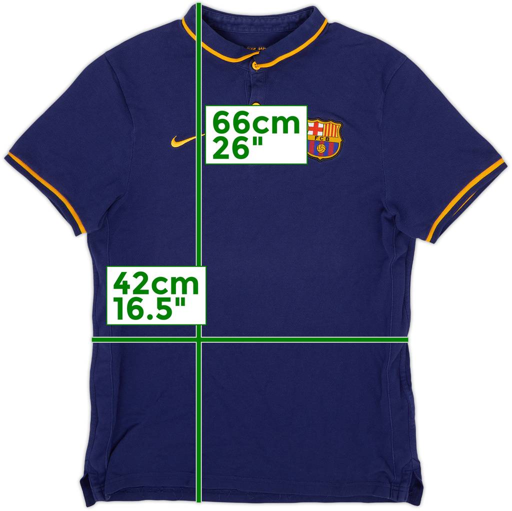 2015-16 Barcelona Nike Polo Shirt - 8/10 - (S)