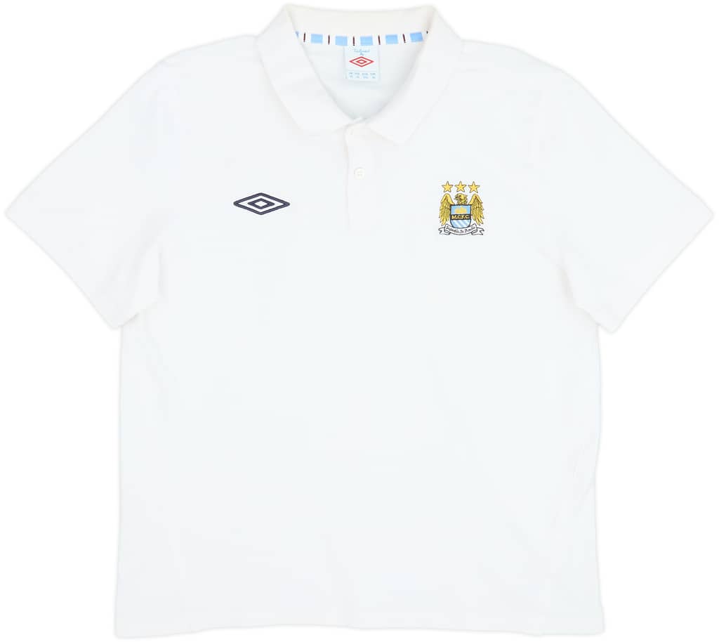 2010-11 Manchester City Umbro Polo Shirt - 7/10 - (XL)