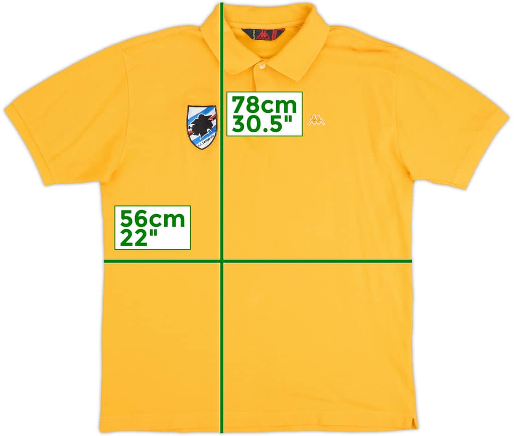Polo Kappa de la Sampdoria 2010-11 - 8/10 - (XL)