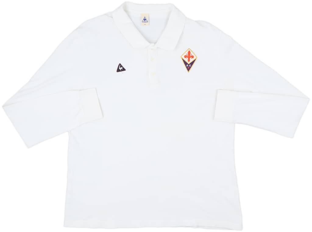 2015-16 Fiorentina Le Coq Sportif Polo L/S Shirt - 8/10 - (XL)