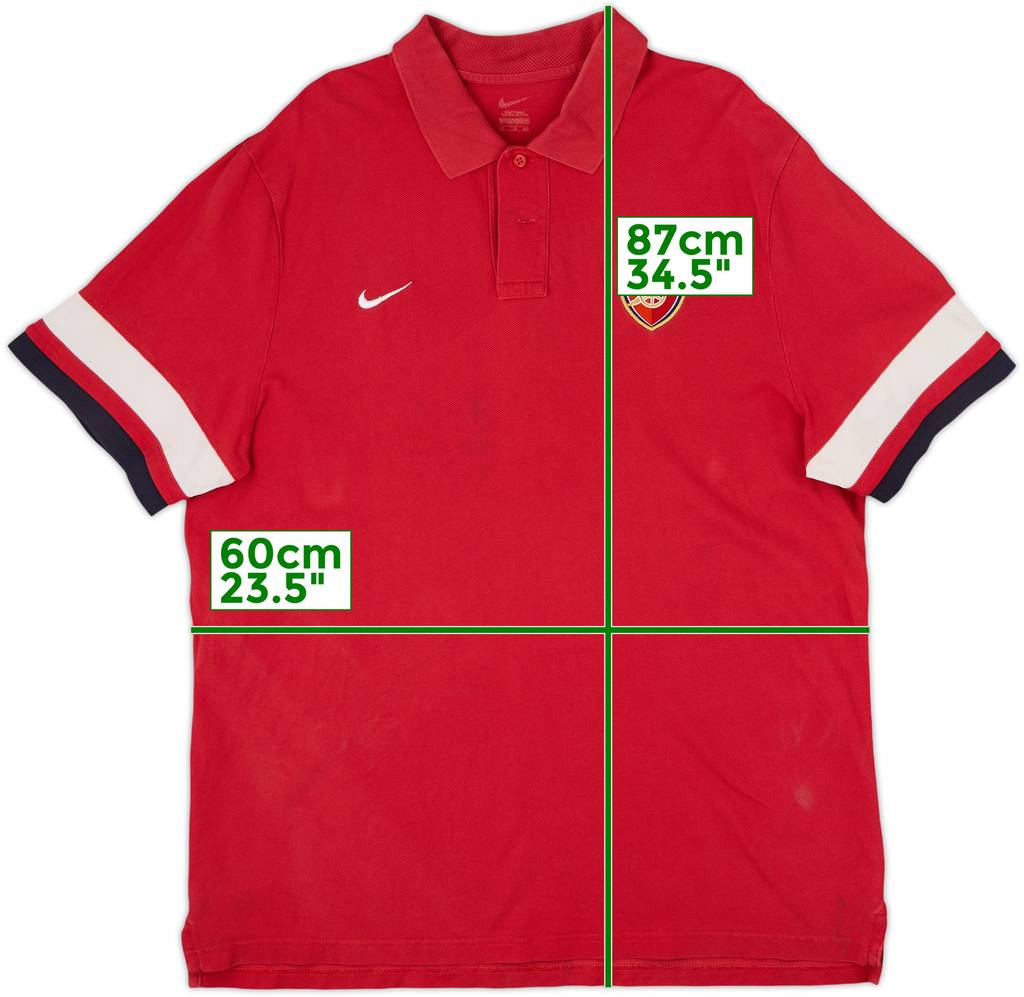 2012-13 Arsenal Nike Polo Shirt - 6/10 - (XXL)