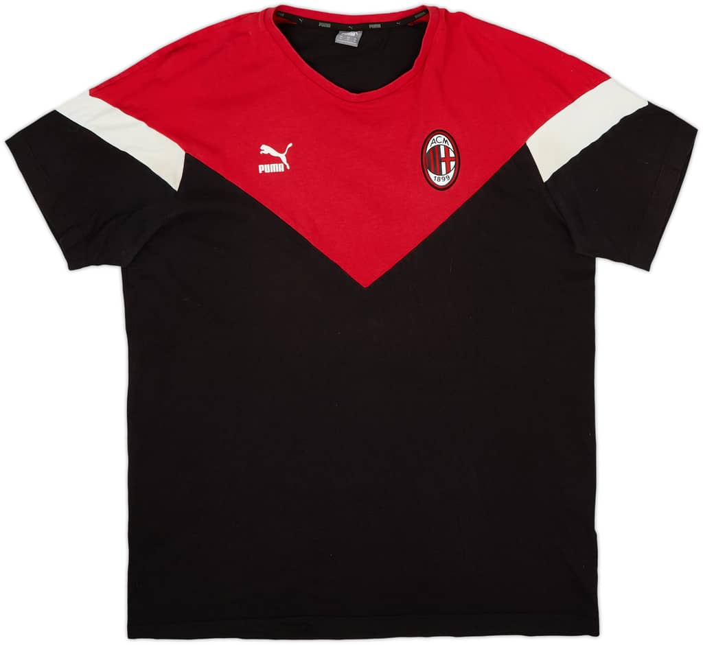 2019-20 AC Milan adidas Cotton Tee - 7/10 - (XL)