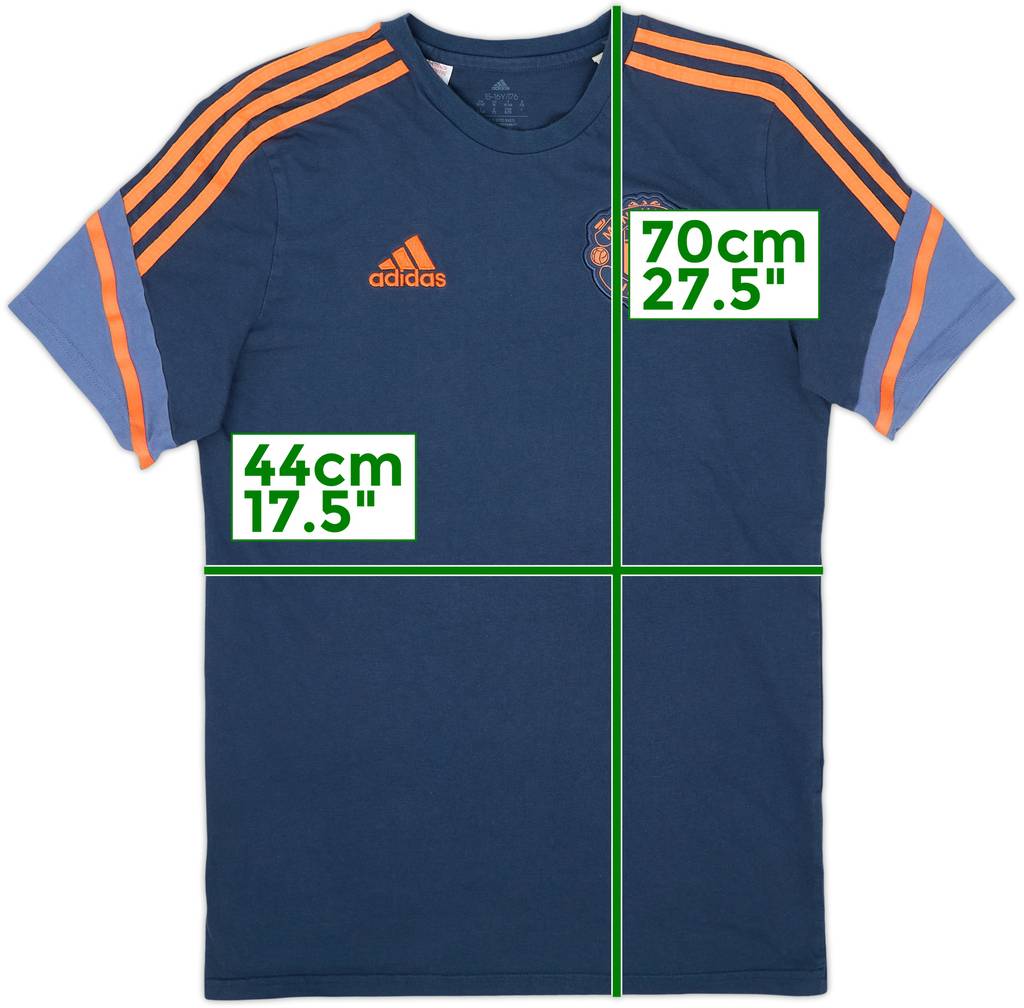 2022-23 Manchester United adidas Cotton Tee - 8/10 - (XL.Boys)
