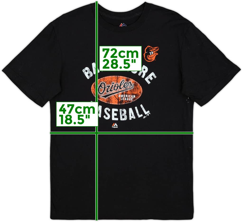 2014 Baltimore Orioles Majestic Graphic Tee - 9/10 - (S)