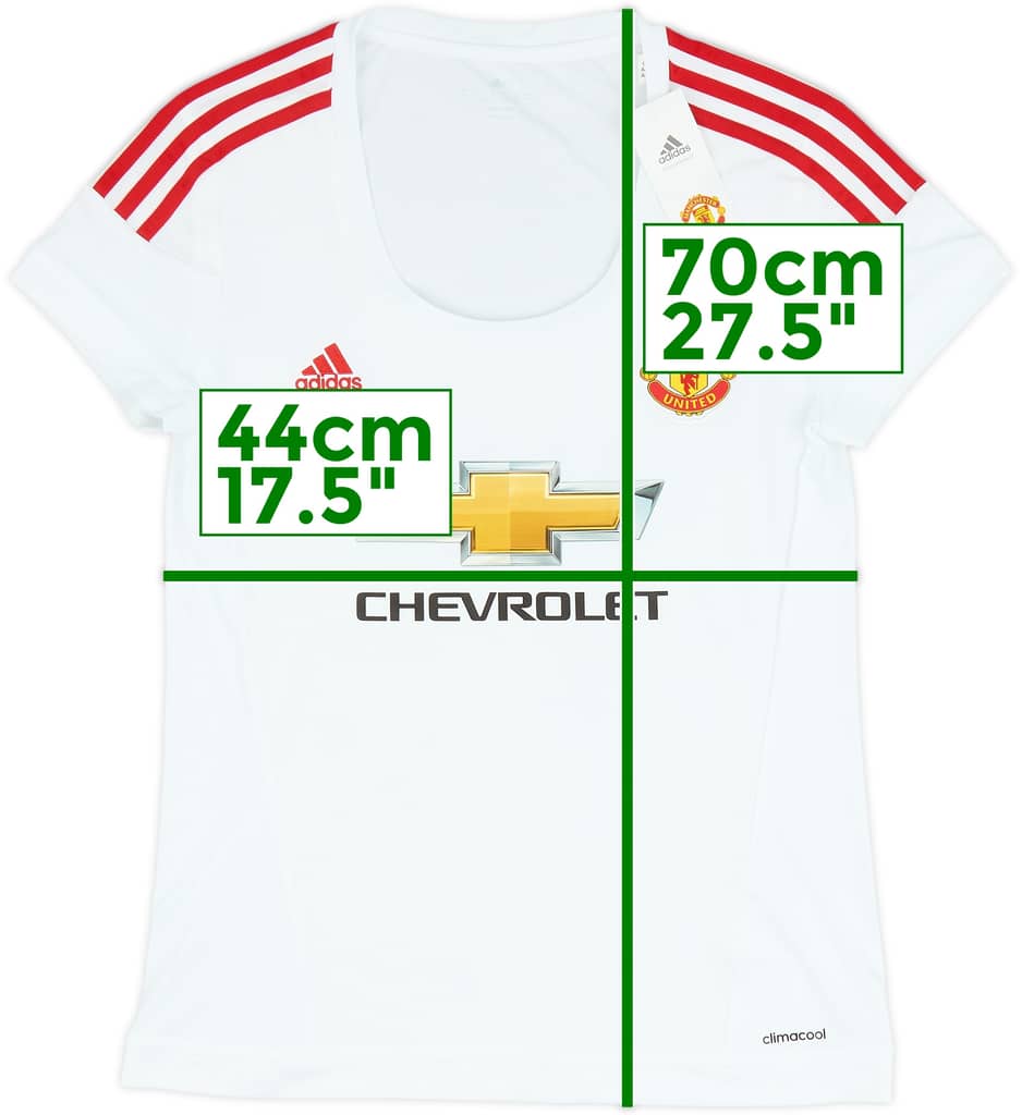 2015-16 Manchester United Away Shirt (Women's M)