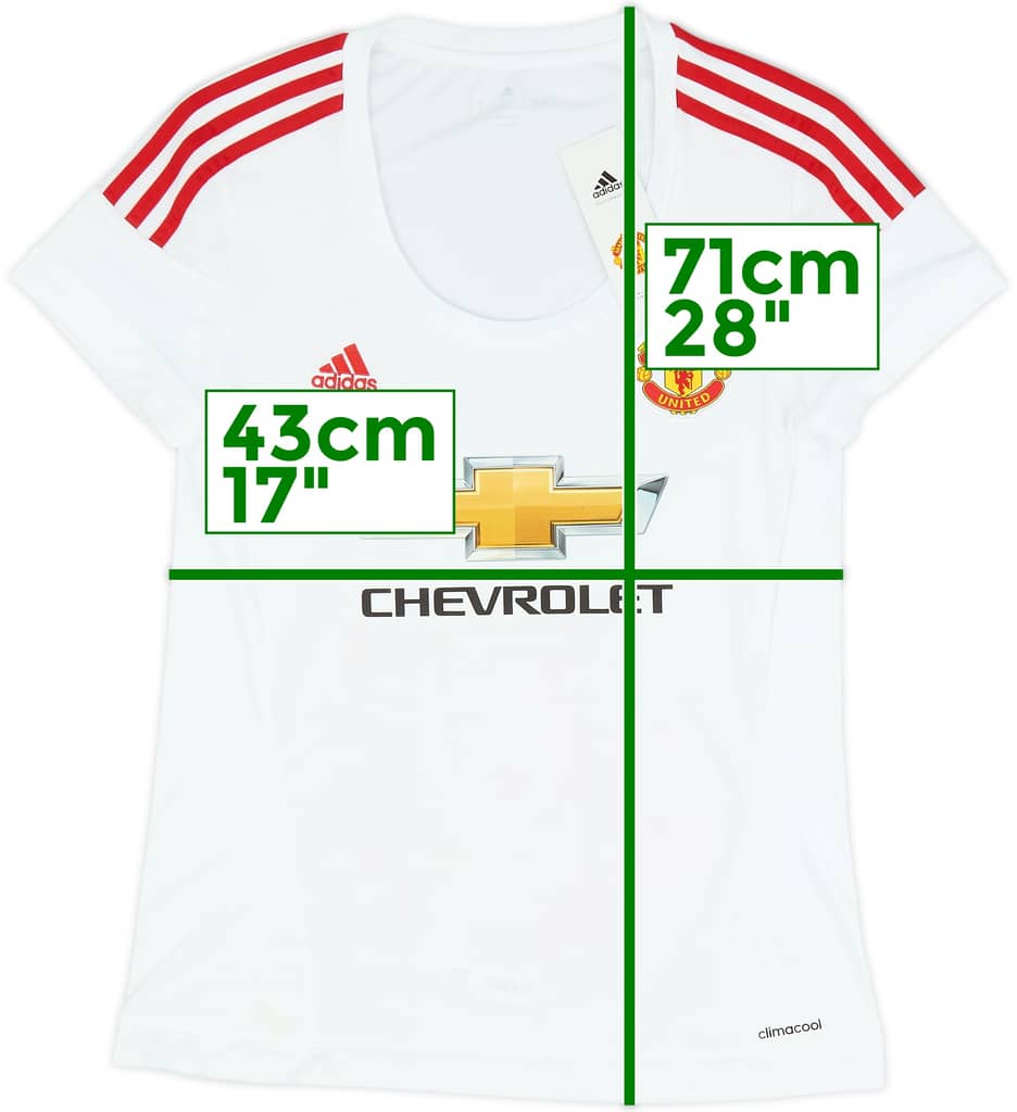 2015-16 Manchester United Away Shirt (Women's M)